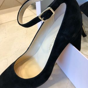 Ivanka Trump Black Suede heels